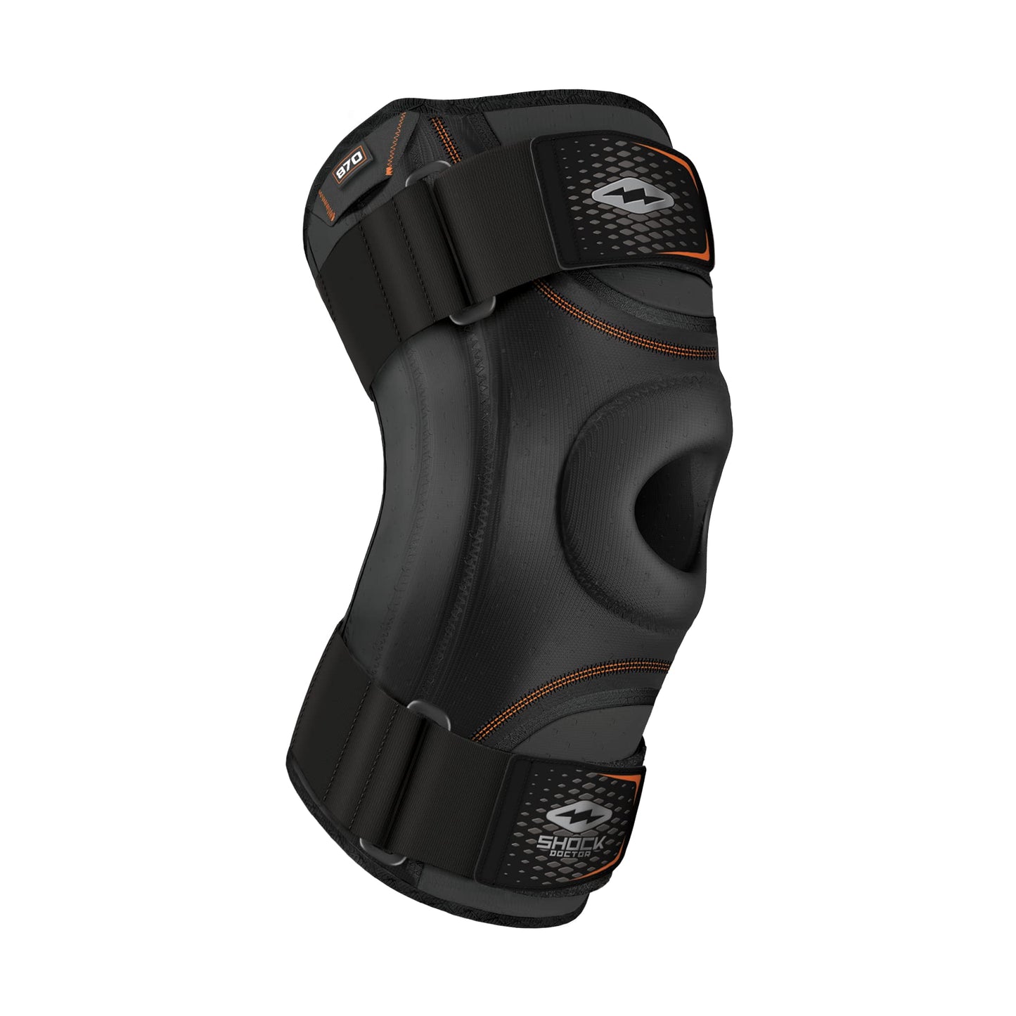 Shock Doctor Knee Stabilizer with Flexible Support Stays, Black, XX-Large