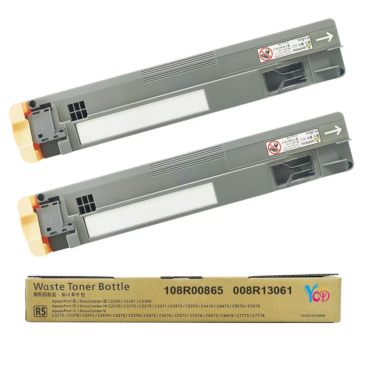 2Pack 008R13061 Waste Toner Container Replacement for Xerox WorkCentre 7830 7835 7845 7855 7425 7428 7435 7525 7530 7535 7545 7556 7970 AltaLink C8030 C8035 C8045 C8055 C8070 Waste Toner Cartridge