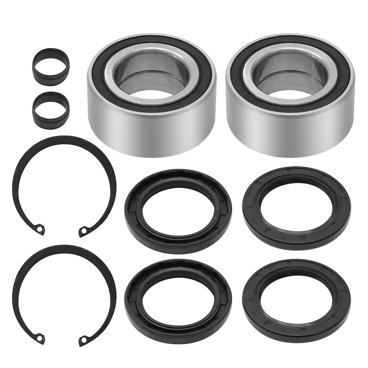 laffoonparts 91051-HA7-651 Front Wheel Bearings Seals Kit For Honda Foreman 400 450 500 TRX400 TRX450 TRX500 1995-2013 Rincon TRX680 TRX650 2003-2023 Foreman Rubicon 500 2001-2014