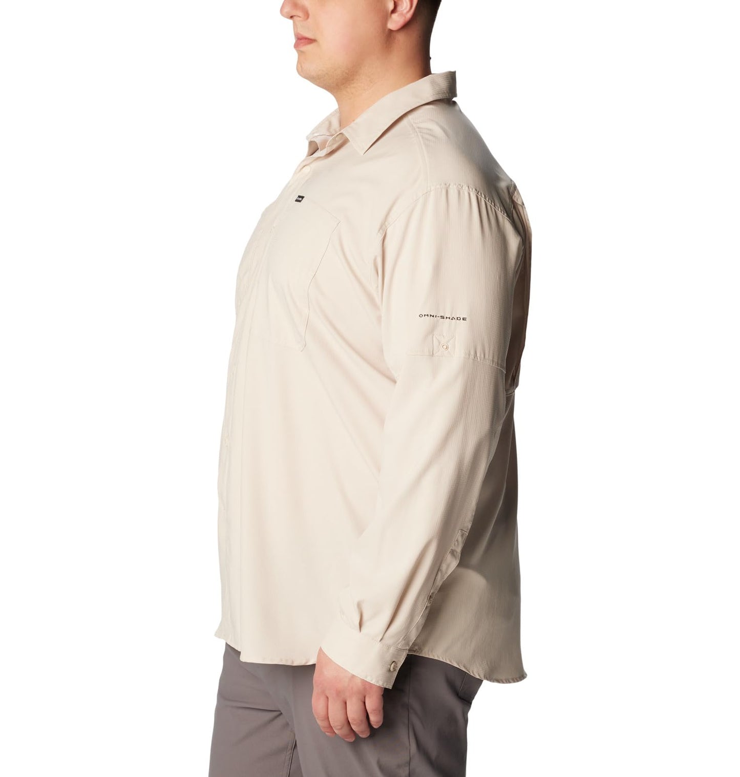 Columbia Men's Silver Ridge Utility Lite Long Sleeve, Dark Stone, Medium