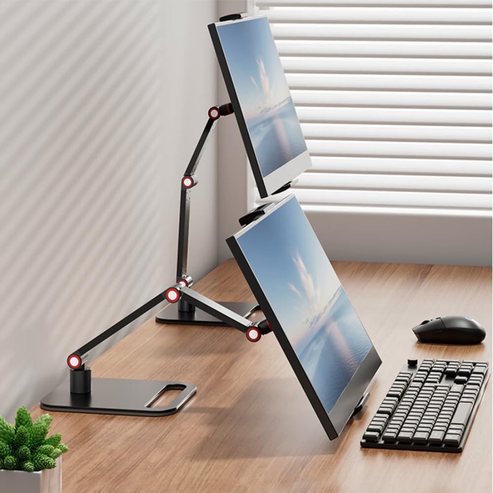 WYSXEBWZ Portable Monitor Holder for 6-17.3 Inch Screen Desktop Expandable Monitor Stand 12.9 inch Tablet Stand