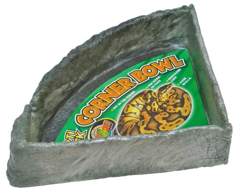 Zoo Med Reptile Rock Corner Water Dish, Large