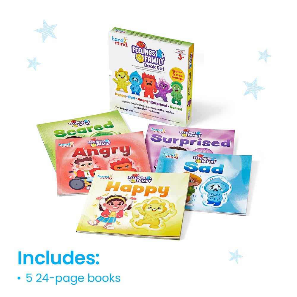 hand2mind Feelings Family Core Feelings Book Set