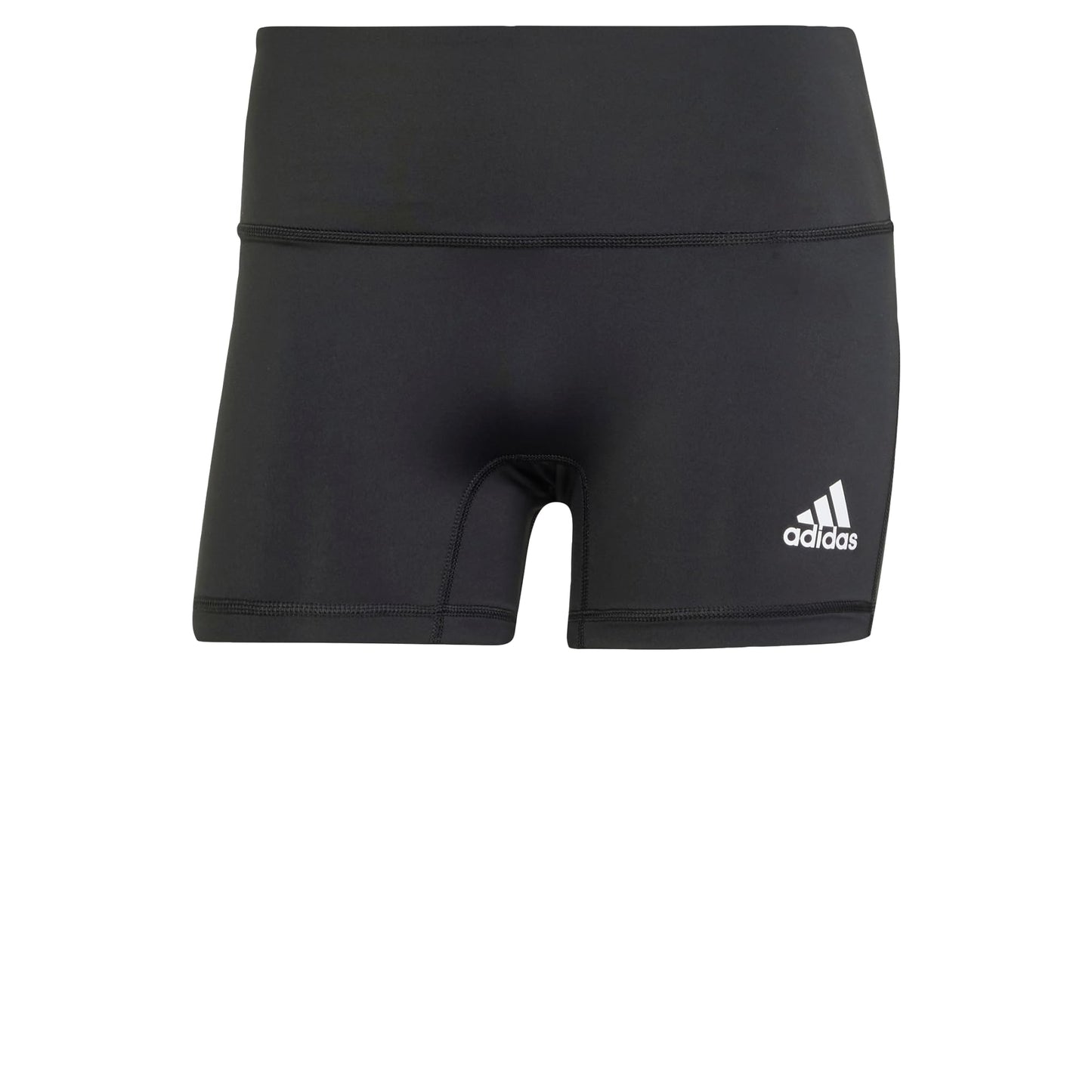 adidas Women's 4-Inch Volleyball Shorts, Black/White, Large