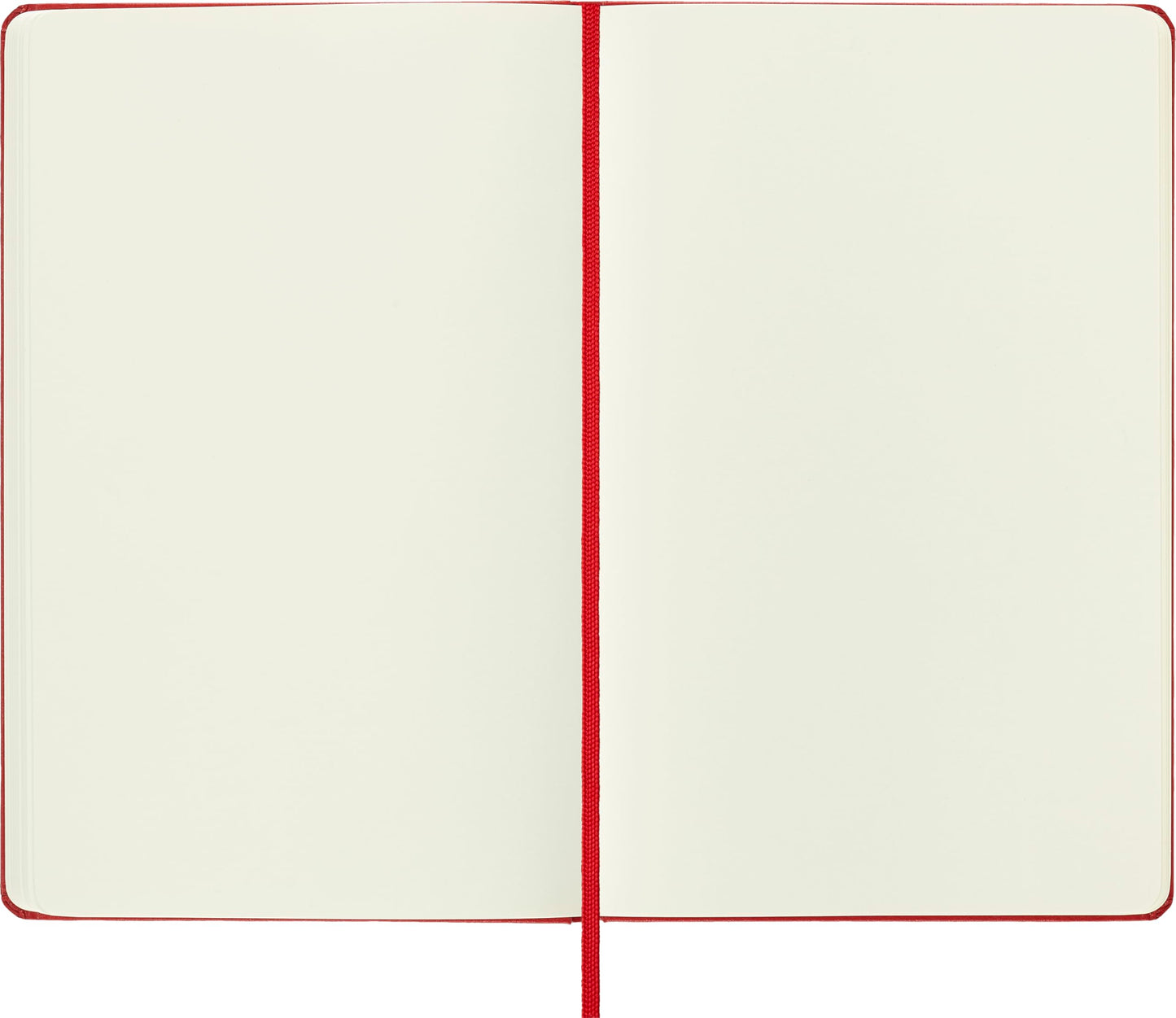 Moleskine Art Sketchbook, Hard Cover, Large (5" x 8.25") Plain/Blank, Scarlet Red, 104 Pages