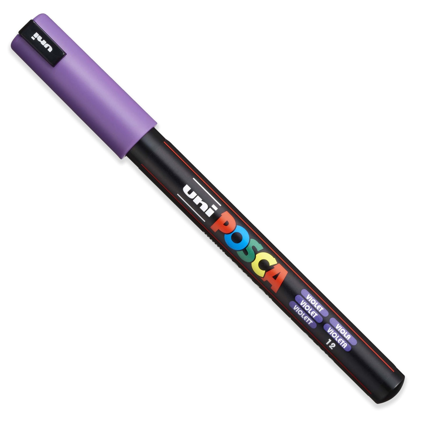 Posca PC-1MR Paint Marker Art Supplies Pens - 0.7mm Nib - Plastic Wallet of 18 with Extra Black and White