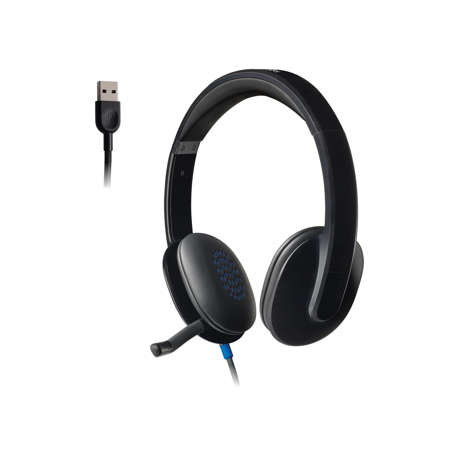 Logitech High-Performance USB Headset H540 for Windows and Mac, Skype Certified - Black