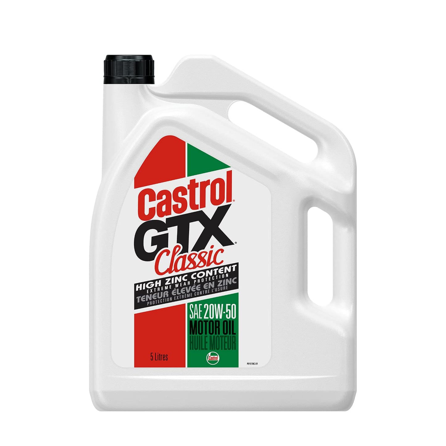 Castrol GTX Classic 20W-50 Motor Oil 5L | Made in Canada