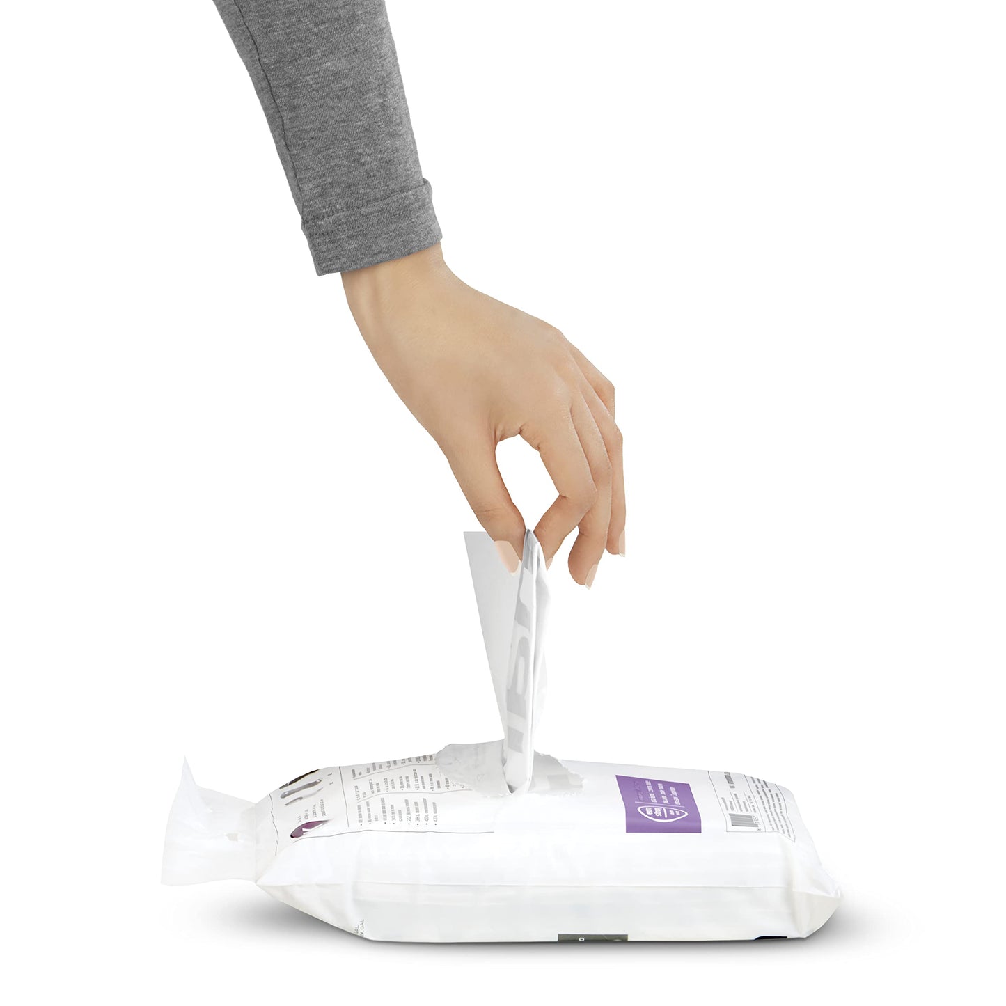 simplehuman Code K 60 Count, Dispenser Pack Custom Fit Liners, Drawstring Trash Bags, 35-45L / 9-12 Gallons, White