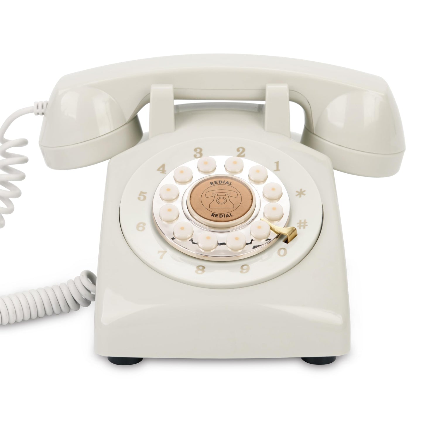 FiayaCom Audio Guest Book Wedding Phone, Preserve Your Special Occasions, Customized Audio Messages, Like Leaving A Voicemail Message, for Wedding, Party, Confession (Fresh-White)