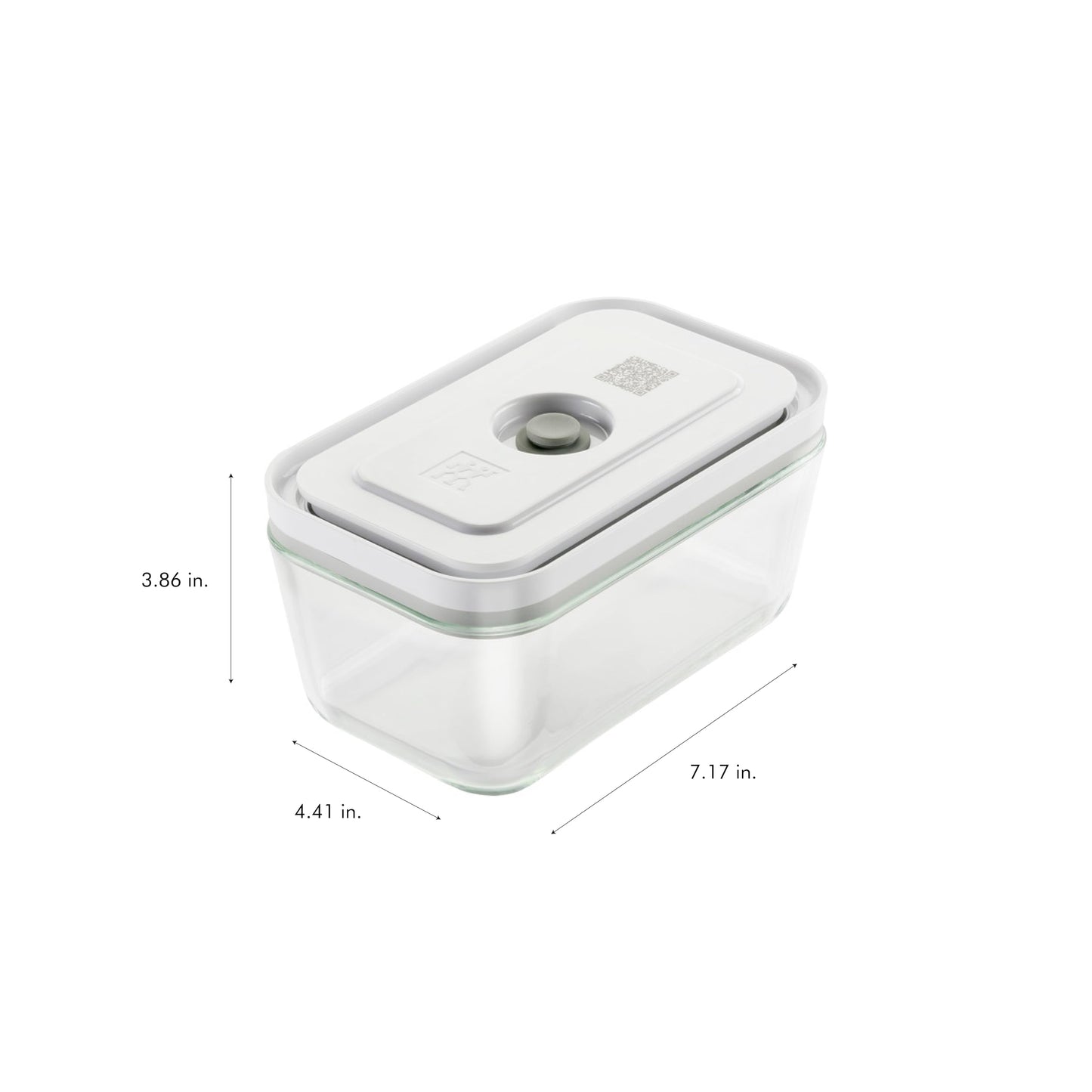 ZWILLING Fresh & Save 3-pc Glass Food Storage Container, Meal Prep Container, Assorted Sizes