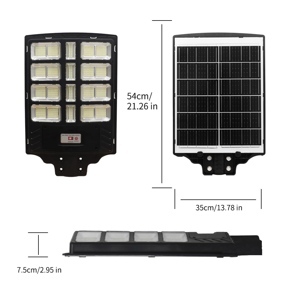 Solar Street Light Large Commercial - Outdoor Heavy Duty Big Bright Waterproof high Powered 4000w