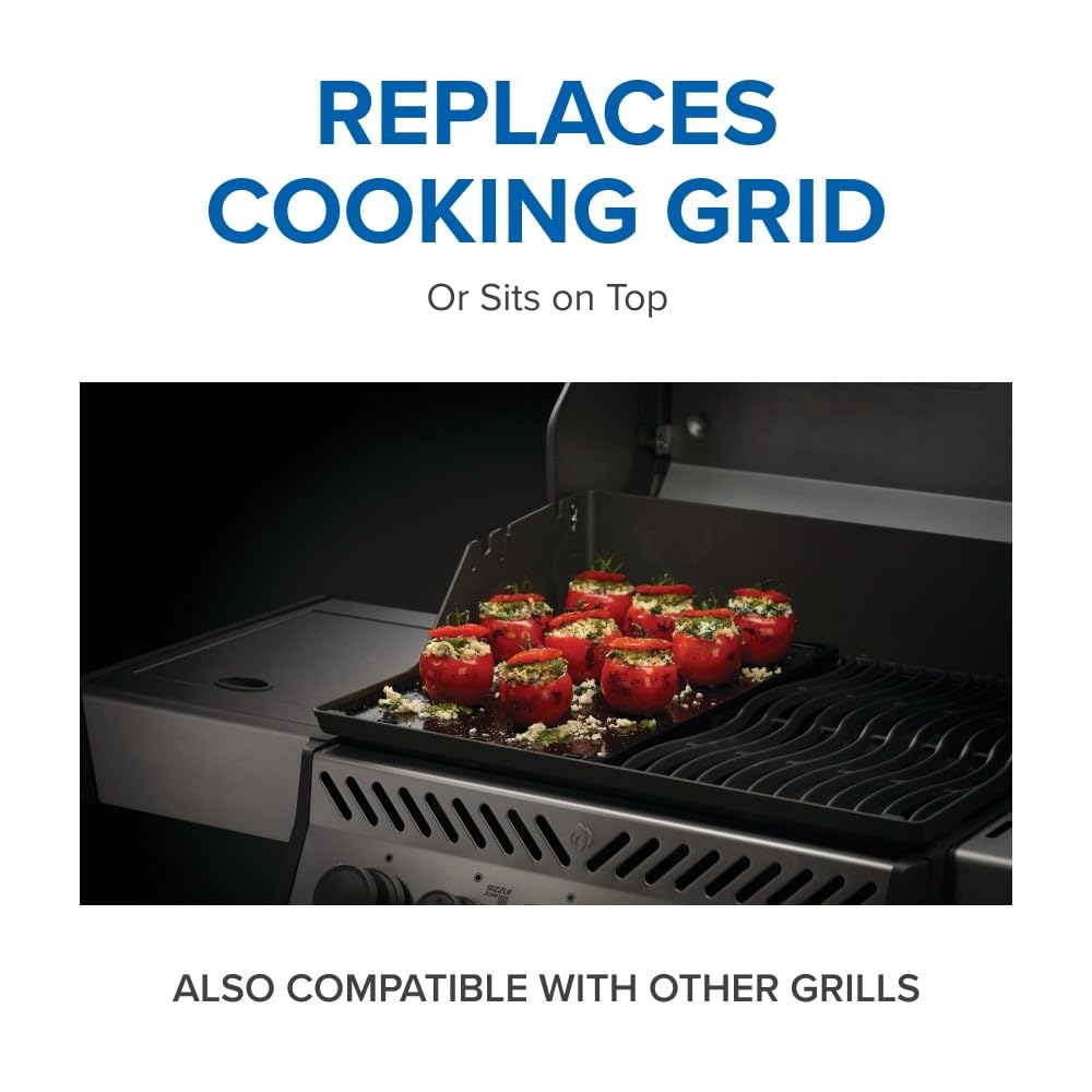 2-Sided Porcelain-Enameled Cast-Iron Griddle