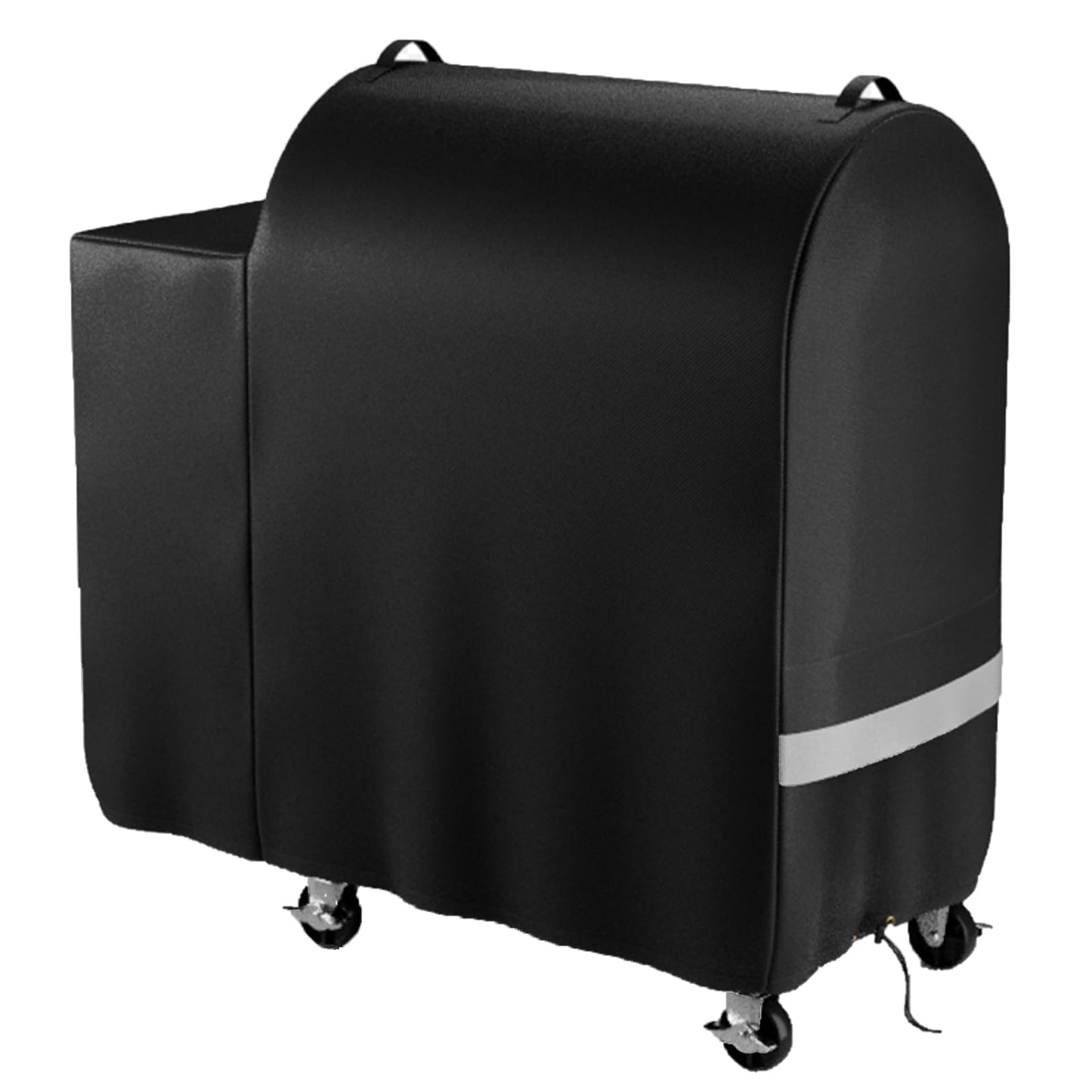 Hisencn Grill Cover for Recteq RT-590, Recteq Deck Boss 590 Wood Pellet Smoker Grill, Heavy Duty Waterproof Grill Cover with Reflective Strips, Moisture Proof Vents and Drawstring, Outdoor BBQ