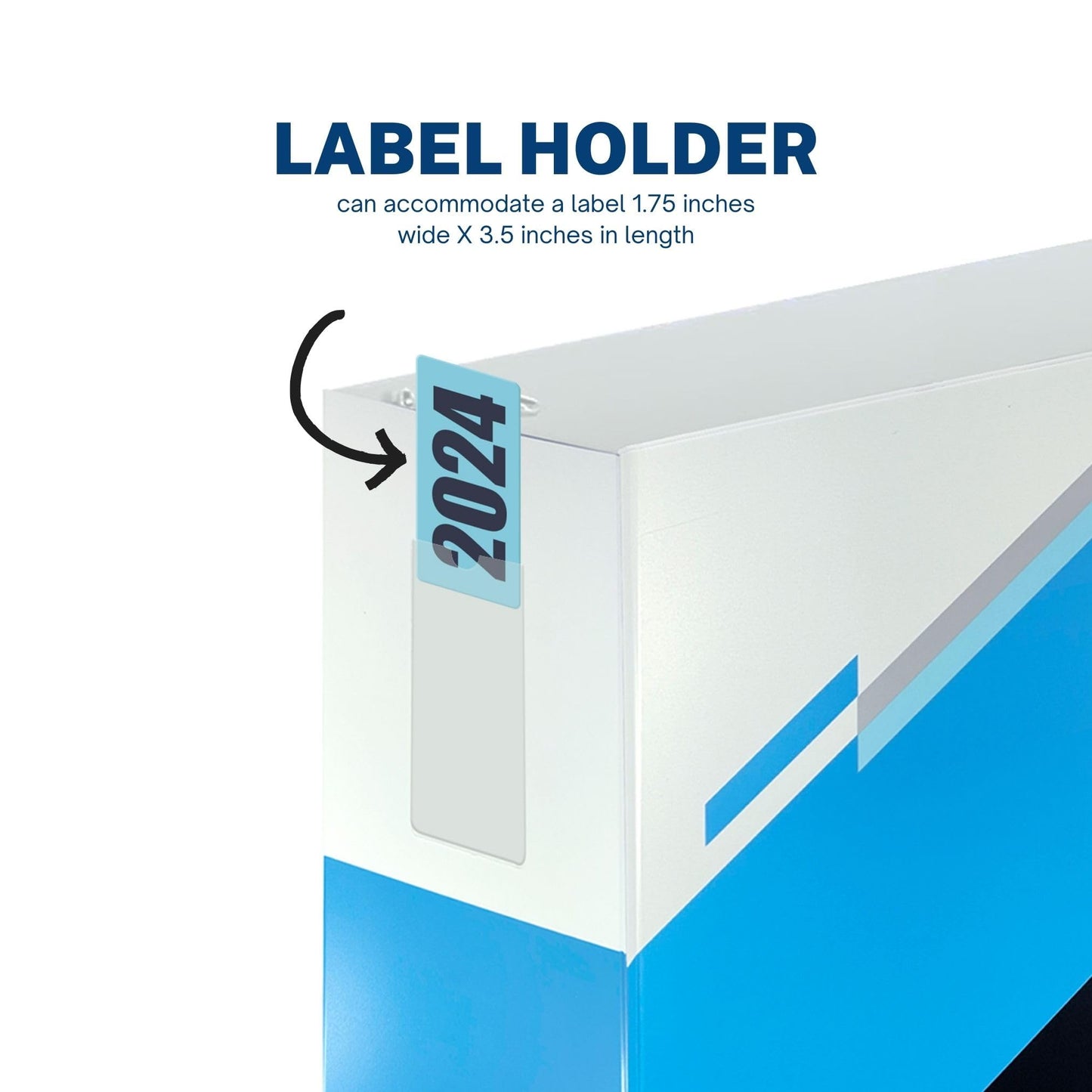Performore 6 Inch Locking Angle D-Ring Binder Heavy Duty Poly Binder with Printed Design, Secure Locking 3 Rings, Spine Label Holder, Non-Customizable Cover, Holds 8.5" x 11" Paper, 1 Pack