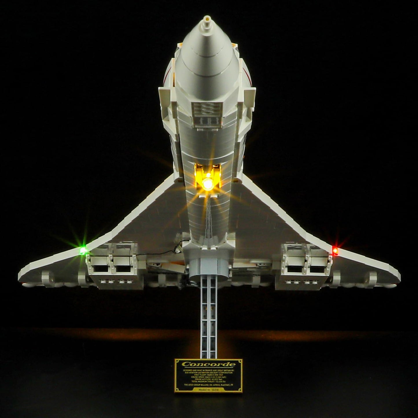 BRIKSMAX Led Lighting Kit for LEGO-10318 Concorde - Compatible with Lego Icons Building Set- Not Include Lego Set