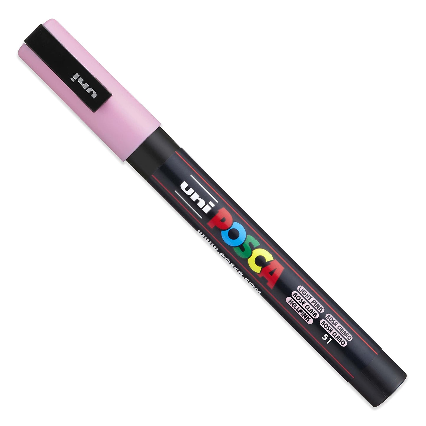 uni pc-3m art paint markers - set of 8 - in gift box - red tones