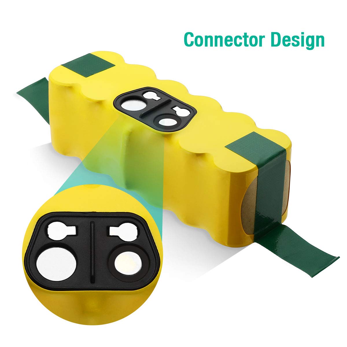 Firstpower 5000mAh 14.4V Compatible with Roomba Battery Replacement R3 Battery 500 600 700 800 900 Series 510 530 531 532 535 536 540 550 552 560 570 580 595 620 650 660 760 770 780 790 800 870