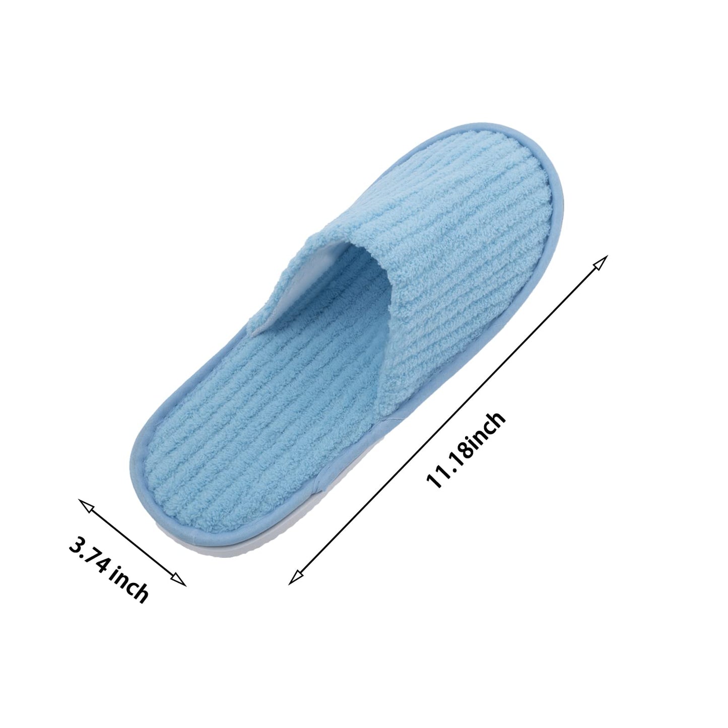 12 Pairs Disposable Slippers, Washable Disposable Home Slippers Spa Hotel Slippers Reusable Home Slippers for Family Spa Guests Hotels(6 color)