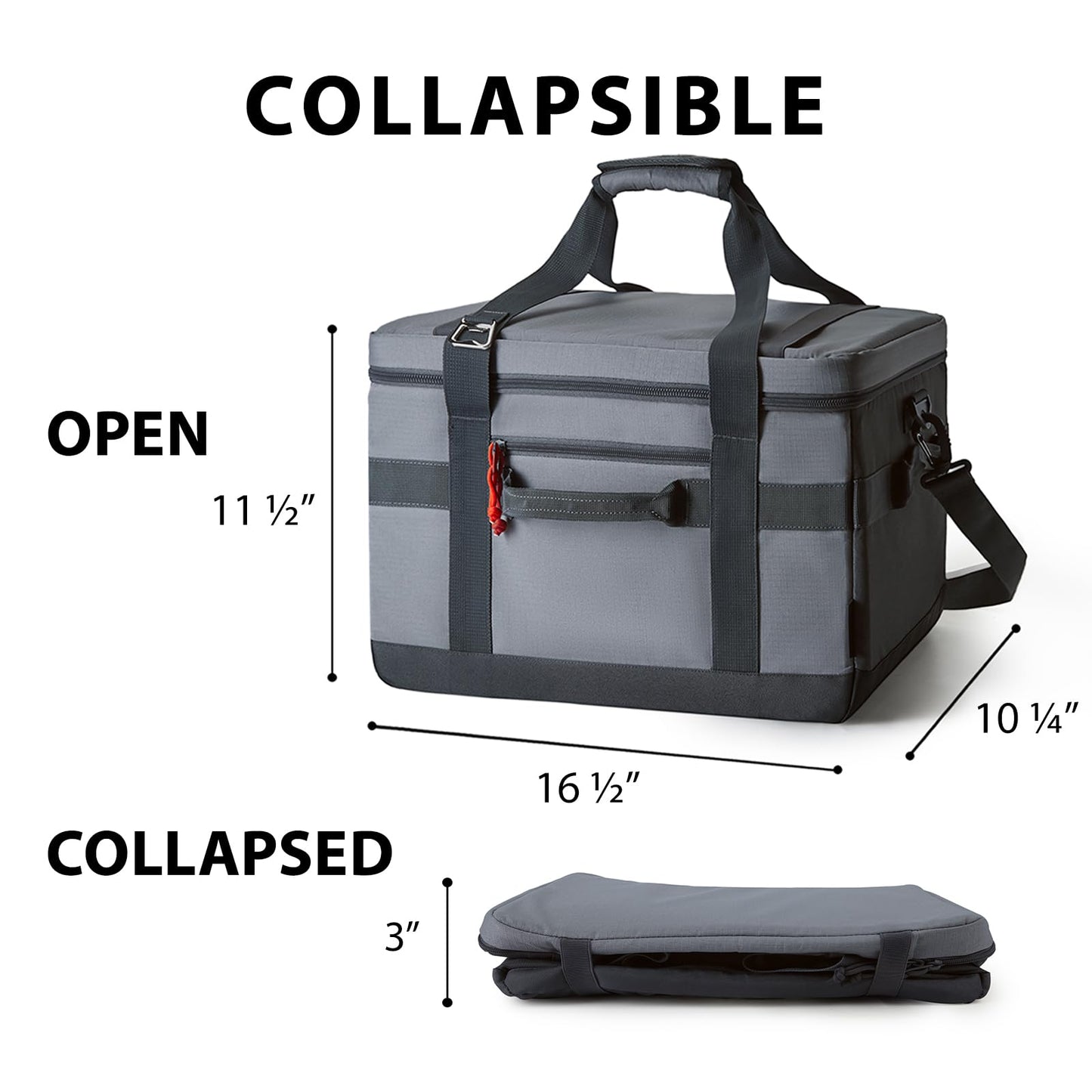 TOURIT Cooler Bag 48-Can Insulated Soft Cooler Large Collapsible Cooler Bag 32L Lunch Coolers for Picnic, Beach, Work, Trip
