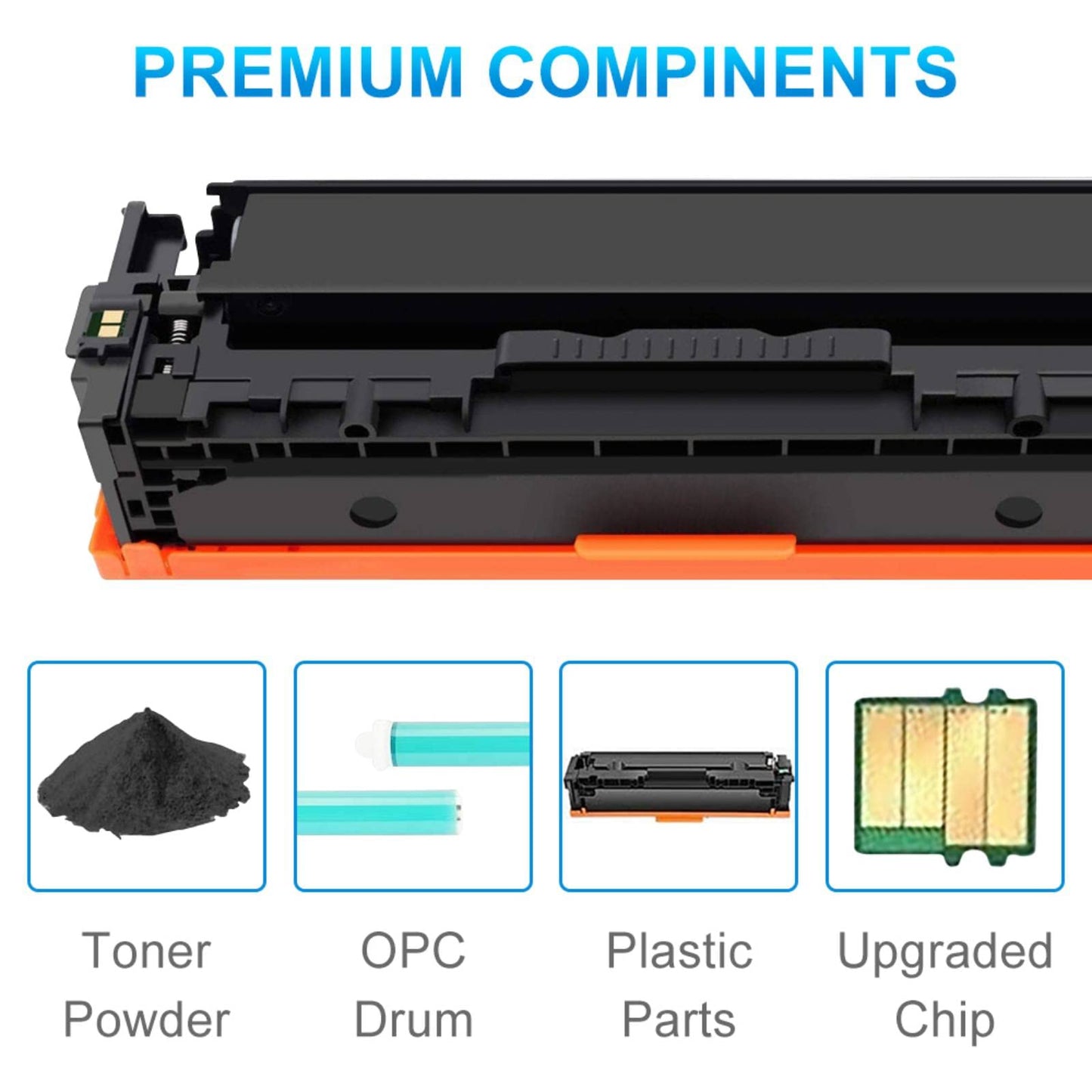 CLYWENSS 410X Black Toner Cartridge Replacement for HP 410X CF410X 410A CF410A for Color Pro M452dn M452dw M452nw MFP M477fdw M477fdn M477fnw M377dw Printer (2-Pack)