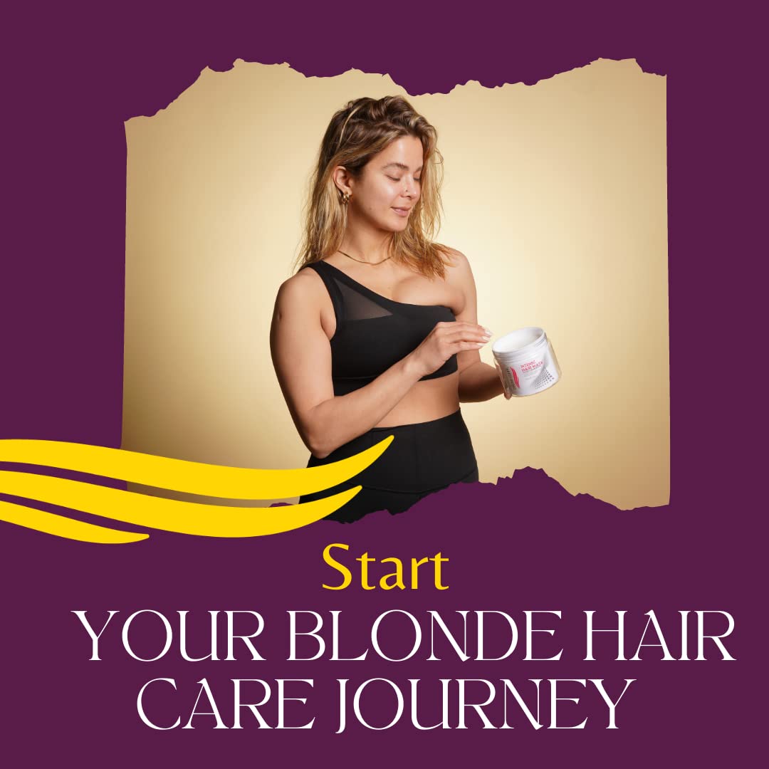 Celine Claire Purple mask for blonde hair highlighted hair Silver and Grey hair | toning no yellow hair mask | suitable for dry damaged hair | aiming to remove brassiness while providing treatment to your hair.