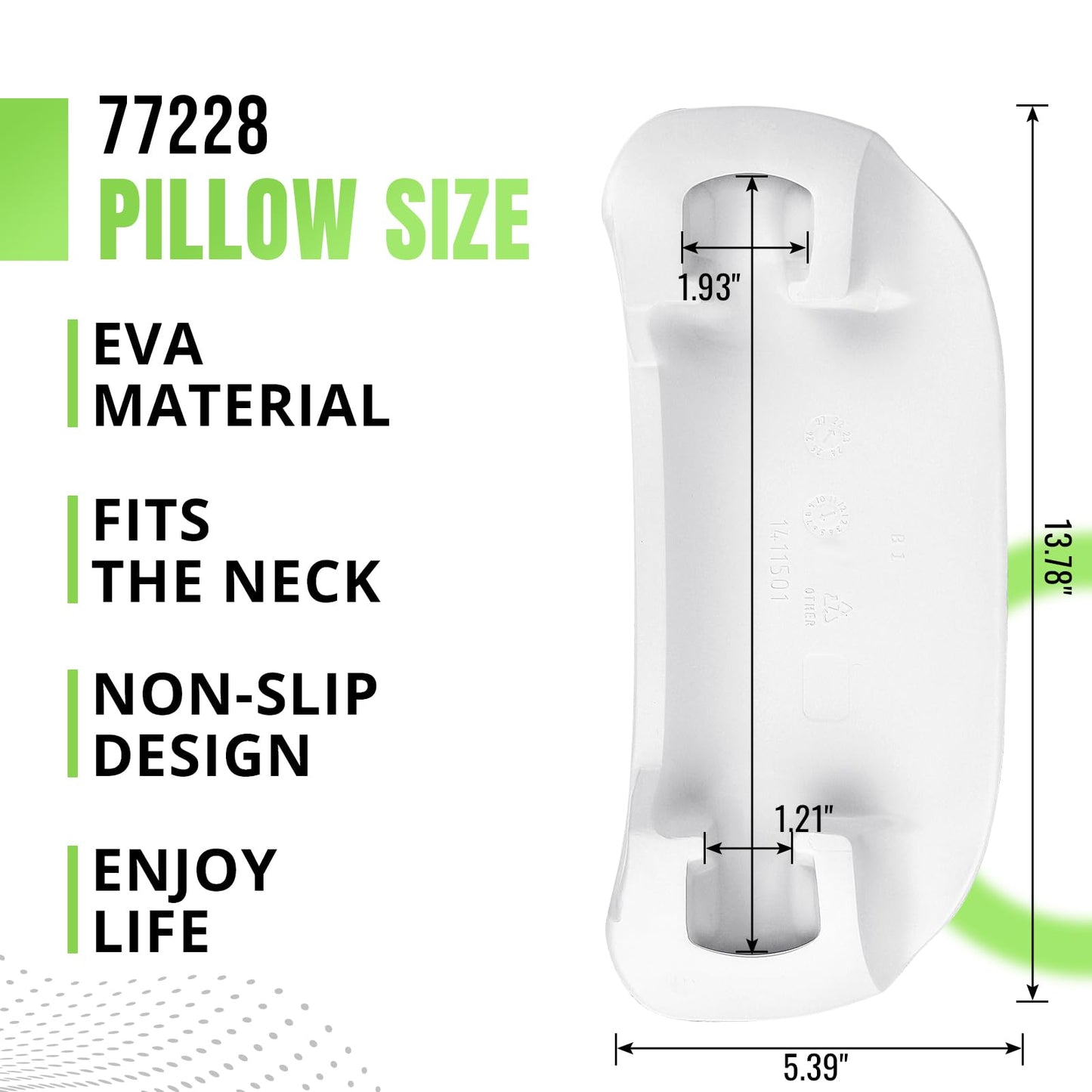 Earthtec 77228 1411501 Replacement for Hot Spring Spas Pillows Compatible with Watkins Highlife Collection Headrest 2014 to Current Spa Neck Pillow (2 Pcs)