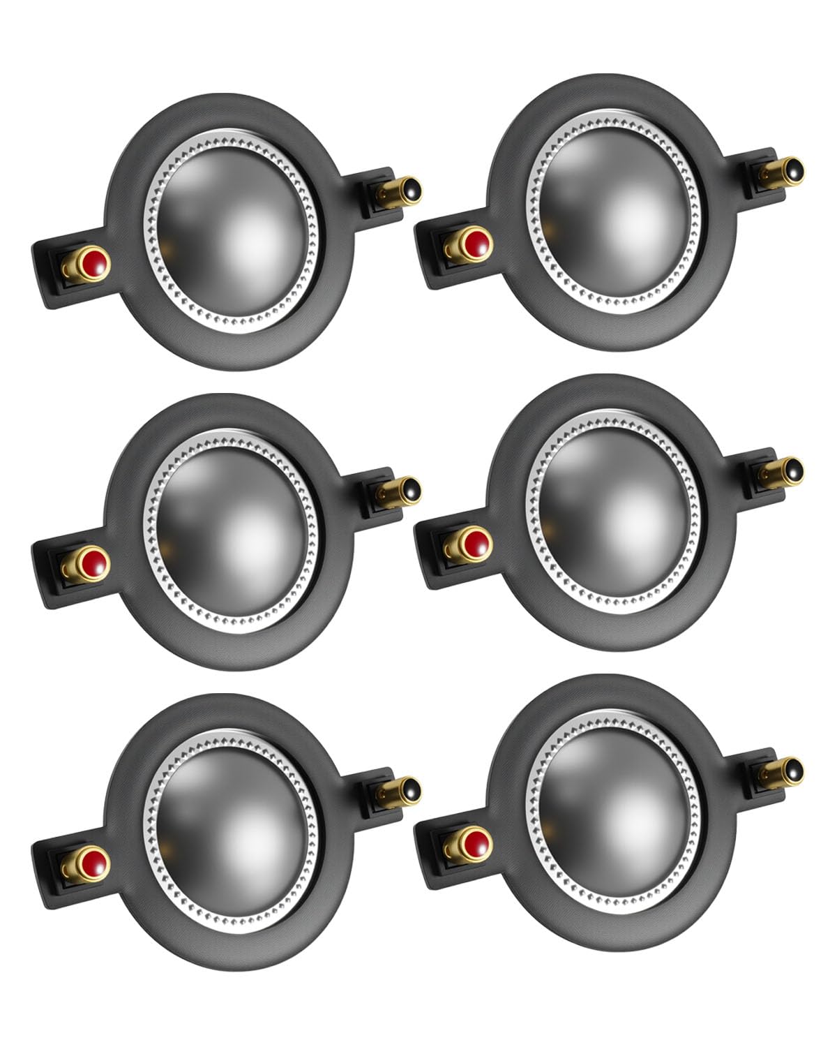 Diaphragm Fit for Timpano Tempesta TPT-DH2000 TPT-RPDH2000 Horn Driver, Voice Coil Tweeter Diaphragm 6Pcs