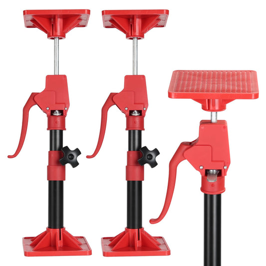 Cabinet Jacks for Installing Cabinets, 11.8" to 23.5" Third Hand Tools Adjustable Support Pole, 3rd Hand Support System for Upper Cabinet Installation, Each 78 LB Capacity, 2 Pack