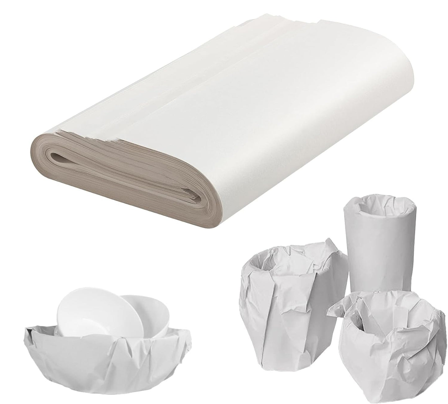 300 Sheets Packing Paper for Moving, Newsprint Paper for Packing Wrapping, Wrapping Paper for Packaging Glasses Dishes - Must Have Moving Supplies Box Filler(12 * 24in)