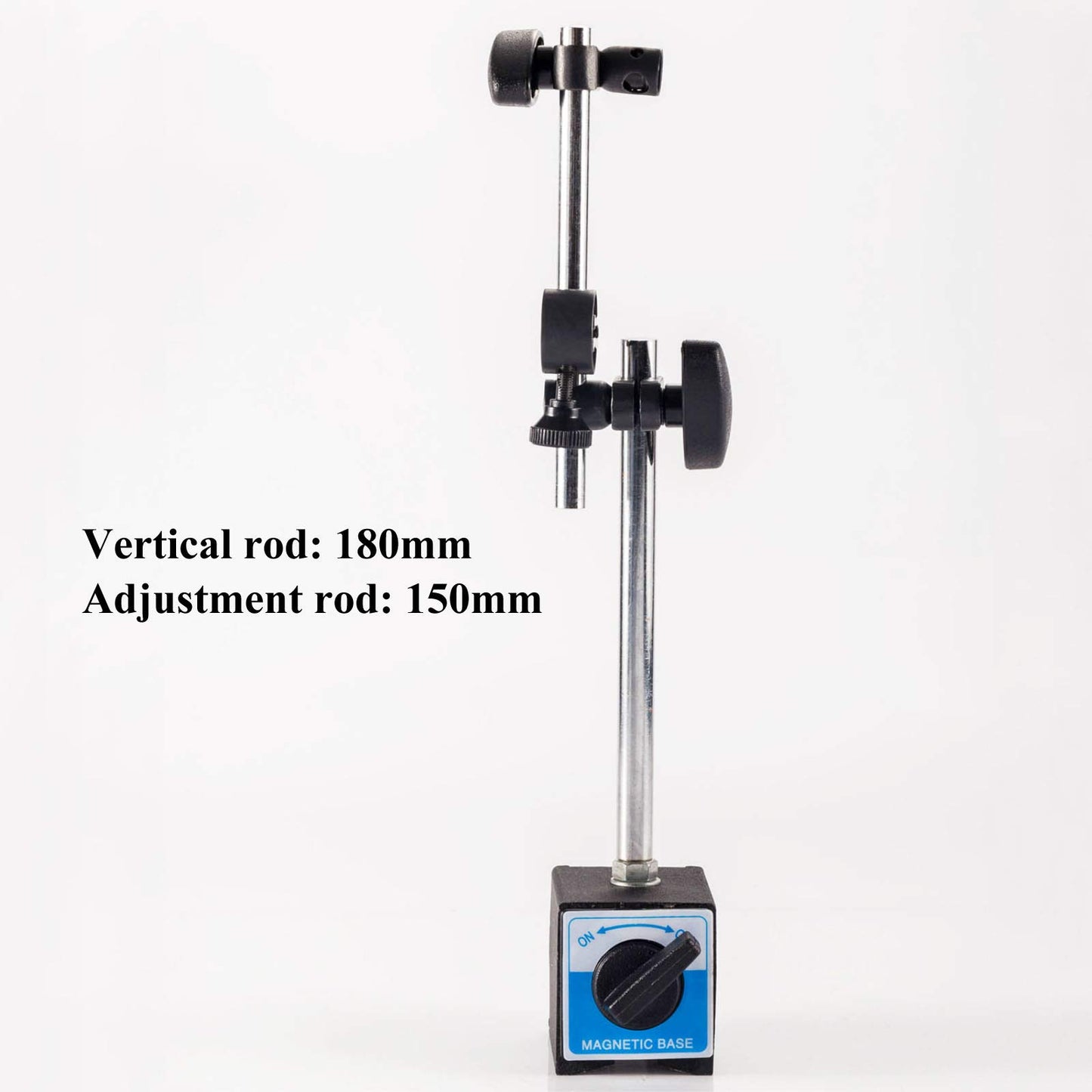 Professional 0-1.0" Dial Indicator with Magnetic Base Holder & Point Precision Inspection Set Tester Gage Gauge Fine Adjustable Long Arm 0.001" Precision