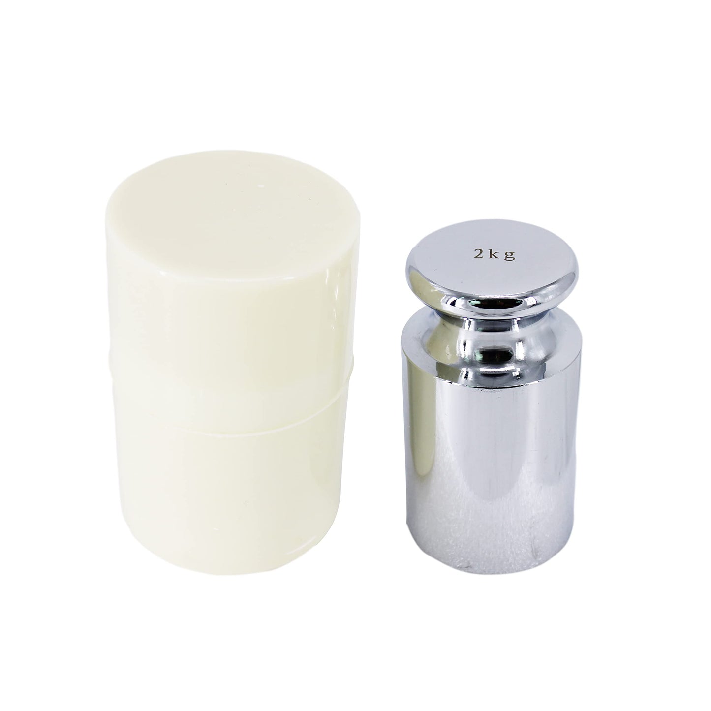 HFS(R) Calibration Weight 2000 Gram M2 Class Chrome Scale Balance Calibration Weight for Digital Scale, Pocket Scale 2KG