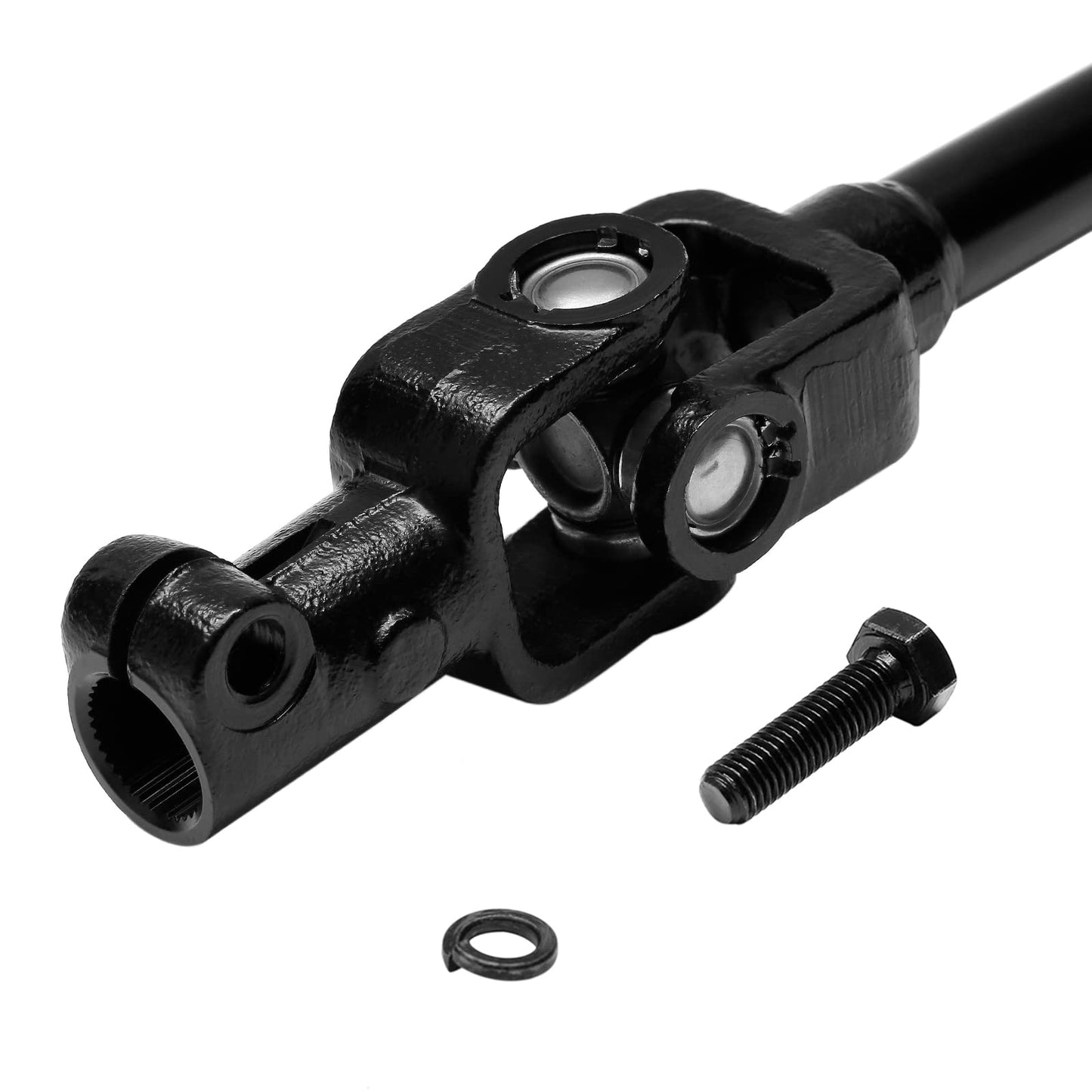 Steering Column Lower Intermediate Steering Shaft, Compatible with 2005-2015 Toyota Tacoma 4WD & Pre Runner 2WD or 4WD, with U-Joint Coupler | Replaces 4520304021, 45203-04020