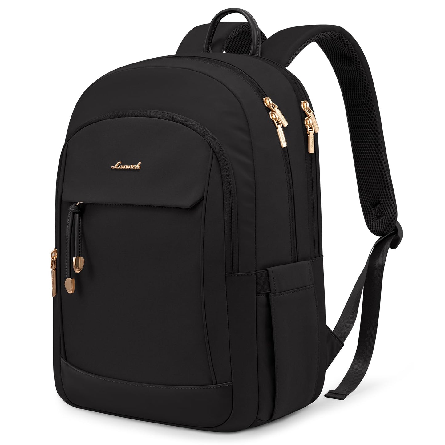 LOVEVOOK Laptop Backpack Purse for Women, Black, 17.3 inches, Modern, Stylish