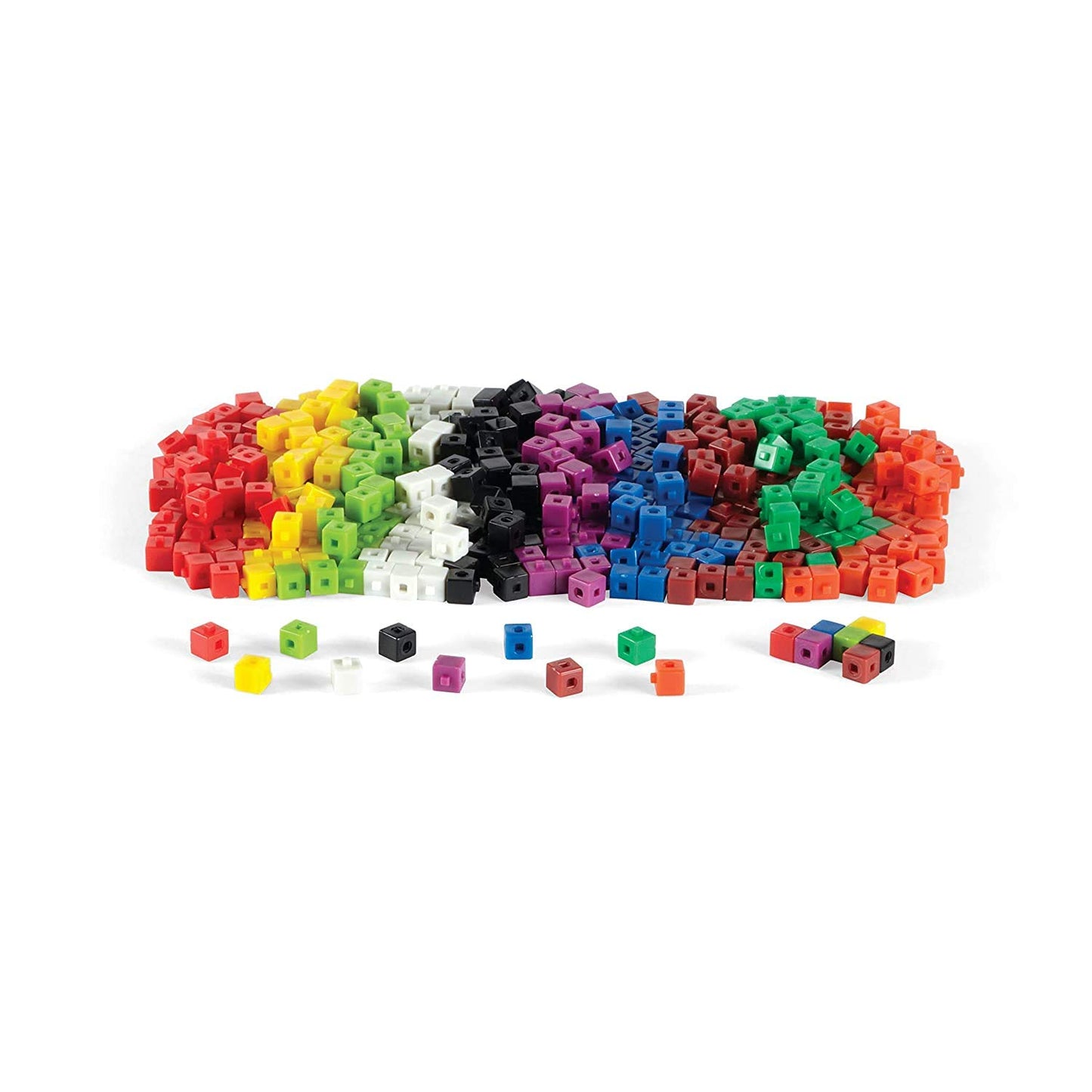 Hand2mind Interlocking Centimeter Unit Cubes for Early Math, Connecting Cubes for Kids, Math Manipulatives, Counting for Preschool Classroom Supplies (Set of 500)