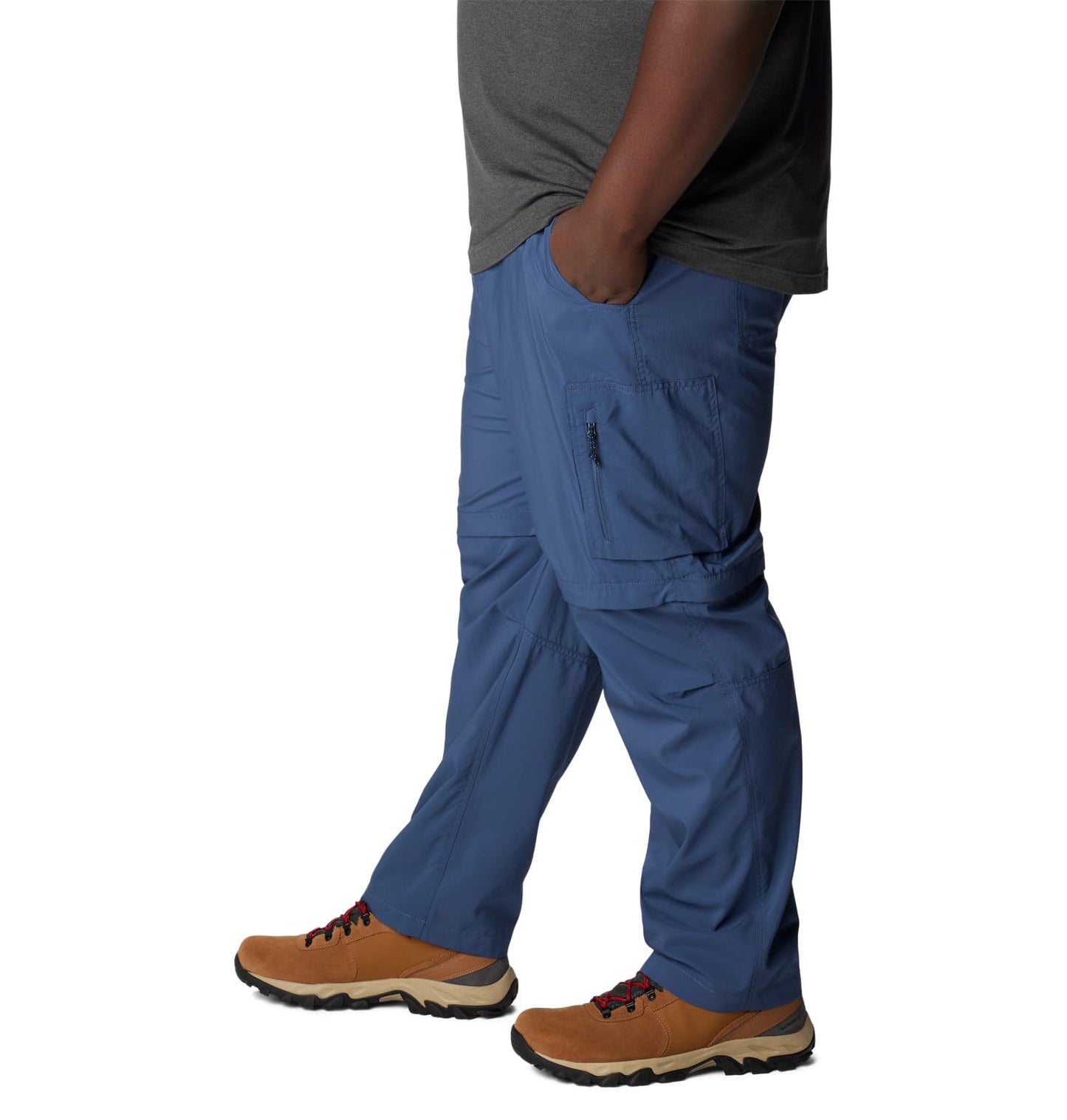 Columbia Men's Silver Ridge Utility Convertible Pant, Dark Mountain, 40 x 30