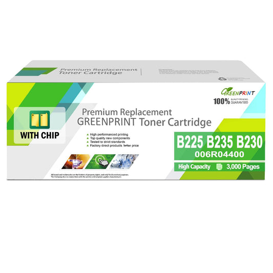 006R04400 Remanufactured Toner Cartridge B225 B230 B235 High Capacity 3000 Pages for B225 B230 B235 B225dni B230dni B235dni Printers (1 Black) GREENPRINT