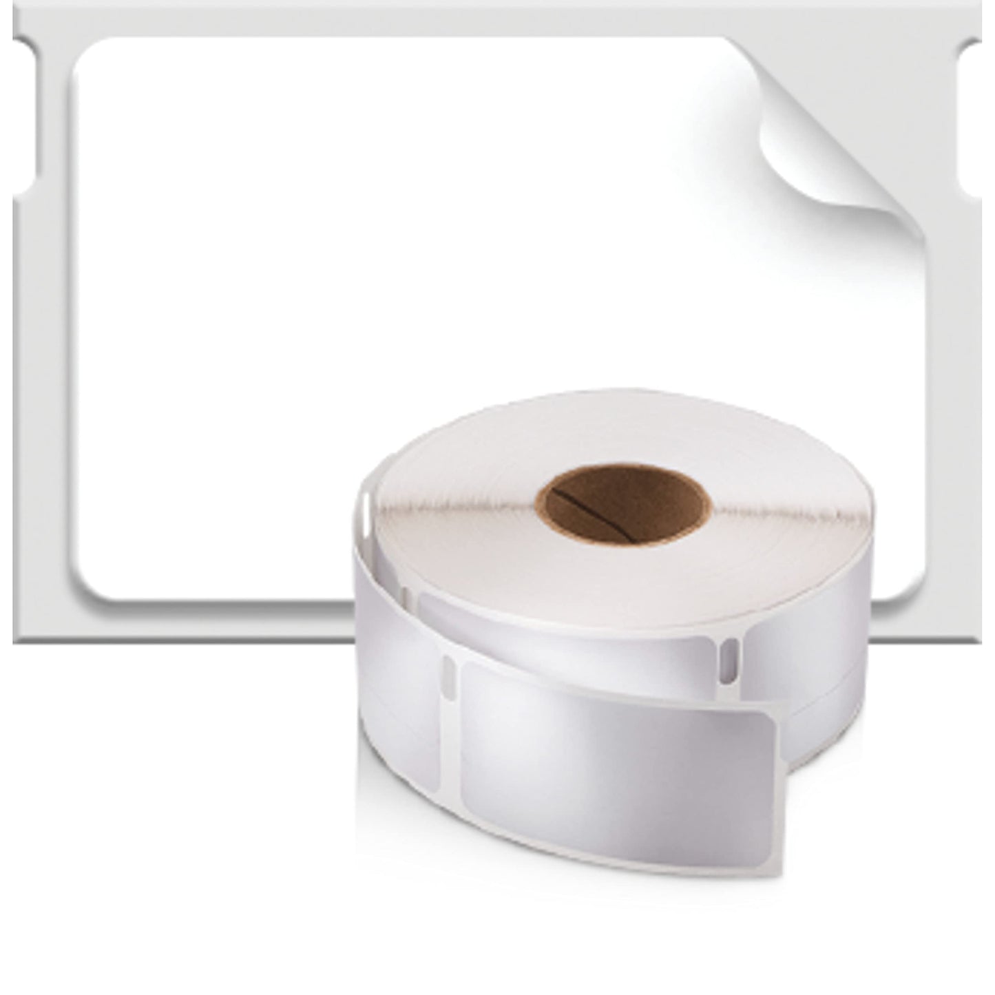 DYMO LW Book Spine Labels for LabelWriter Label Printers, White, 1'' x 1-1/2'', 1 roll of 750 (30347)