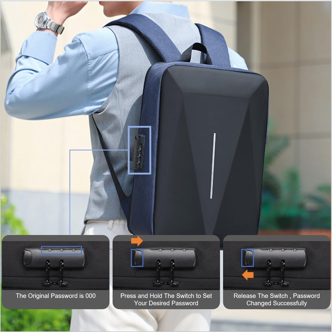 HFLZBRO Bag for Starlink Mini - Storage Bag Case for Starlink Dish and All Accessories - Anti-theft Water-resistant Backpack (Black)