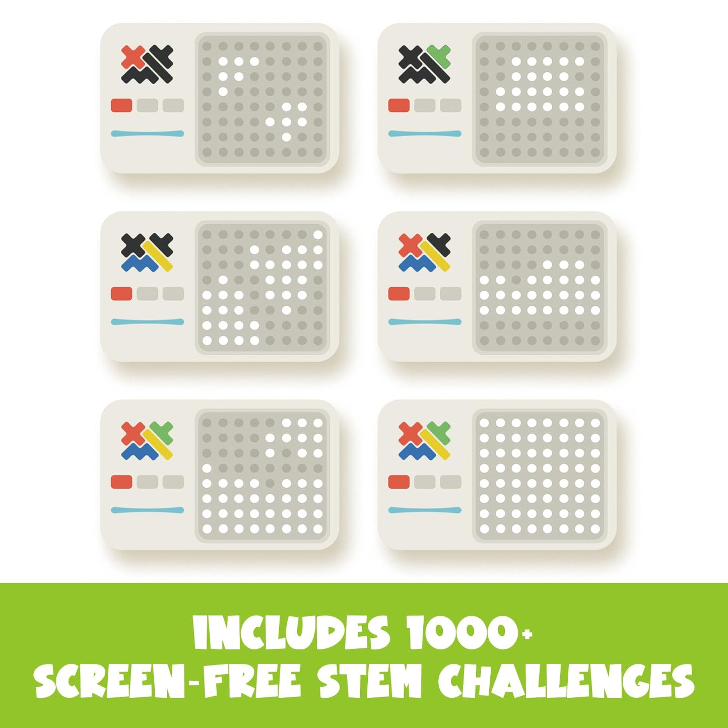GiiKER Super Blocks Pattern Matching Puzzle Games, Original 1000+ Challenges Brain Teaser Toys for Kids & Teens, Easter Basket Stuffers Birthday Gifts for Boys Girls, Travel Games for Road Trips