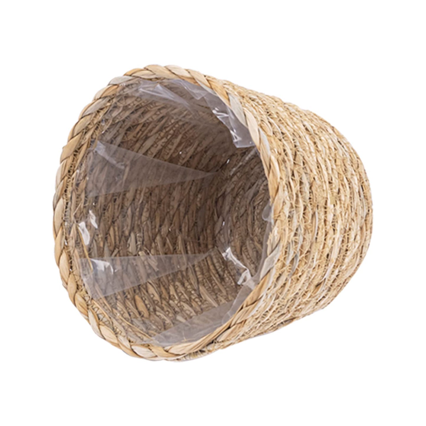 3 Pack Seagrass Planter Basket, Woven Planter Baskets Flower Pots Cover Storage Basket Plant Containers for Indoor Outdoor Plant and Home Decor