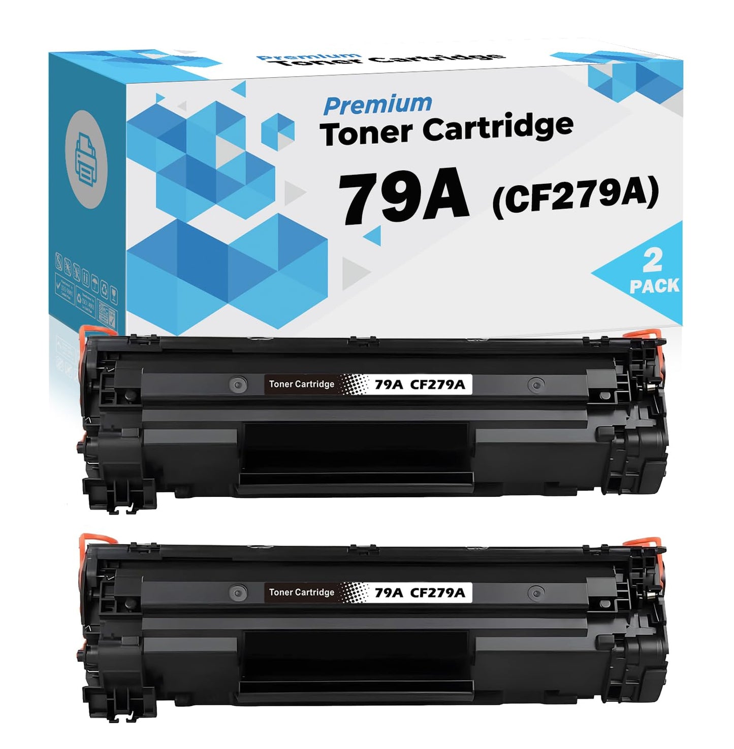 Ultra Toner® Compatible Replacement for HP 79A CF279A Toner Cartridge 79a cf279a hp79a HP79A CF279 LaserJet Pro MFP M26a MFP M26nw M12a M12w (2 PK)