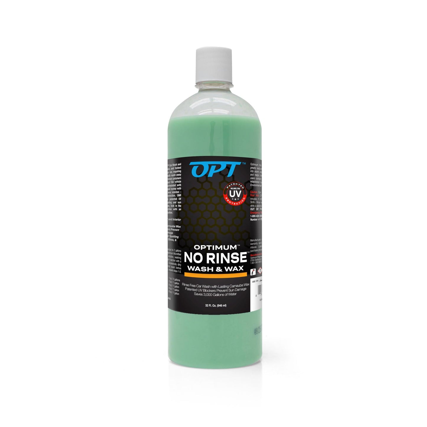 Optimum (NRWW2012Q) No Rinse Wash & Wax - 32 oz.