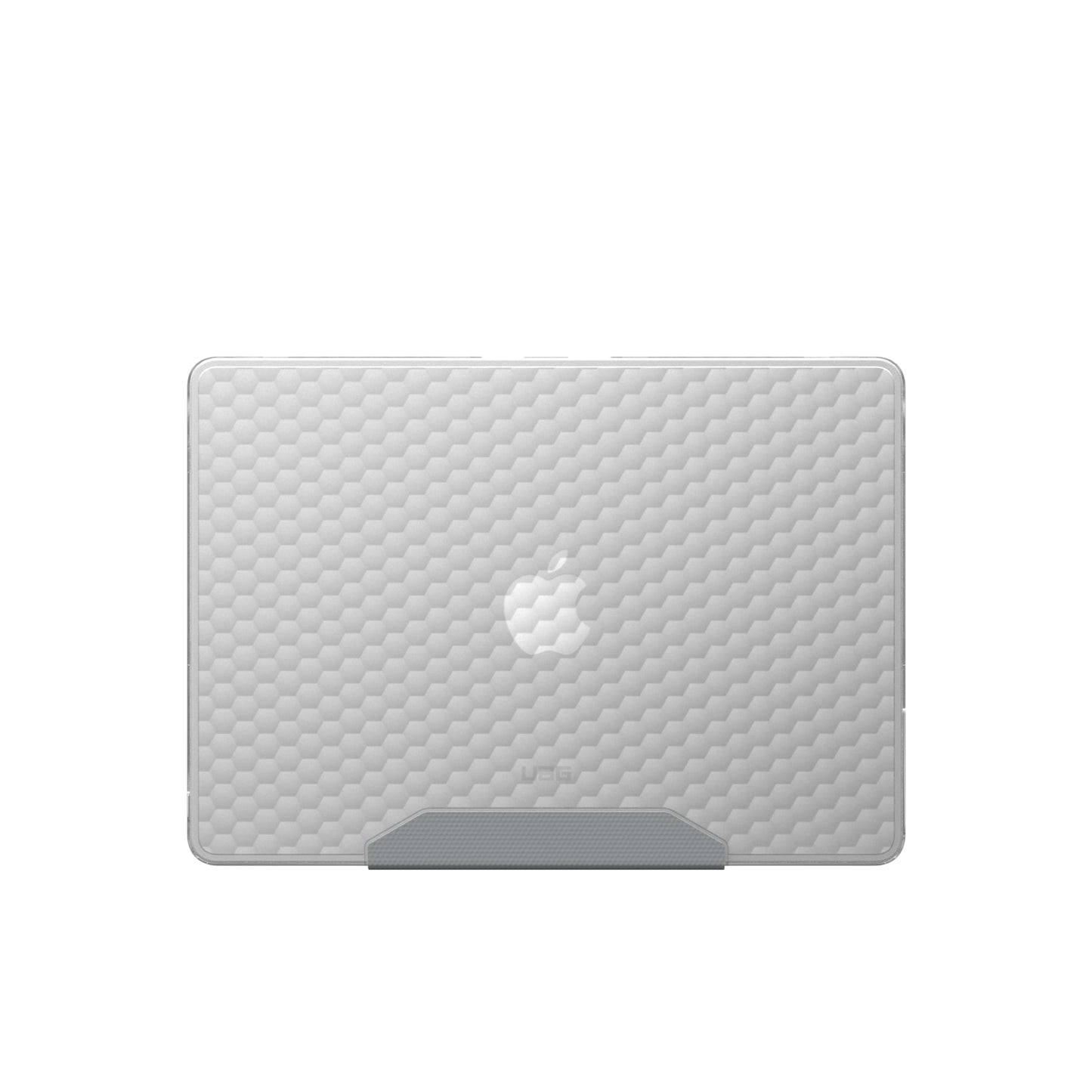 URBAN ARMOR GEAR UAG Designed for MacBook Air 13" M4/M3/M2 2022-2025 (A2681, A3113, A3240) Case - Rugged One Piece Hardshell Transparent Clear Scratch Resistant Protective Cover, Essential Armor Ice