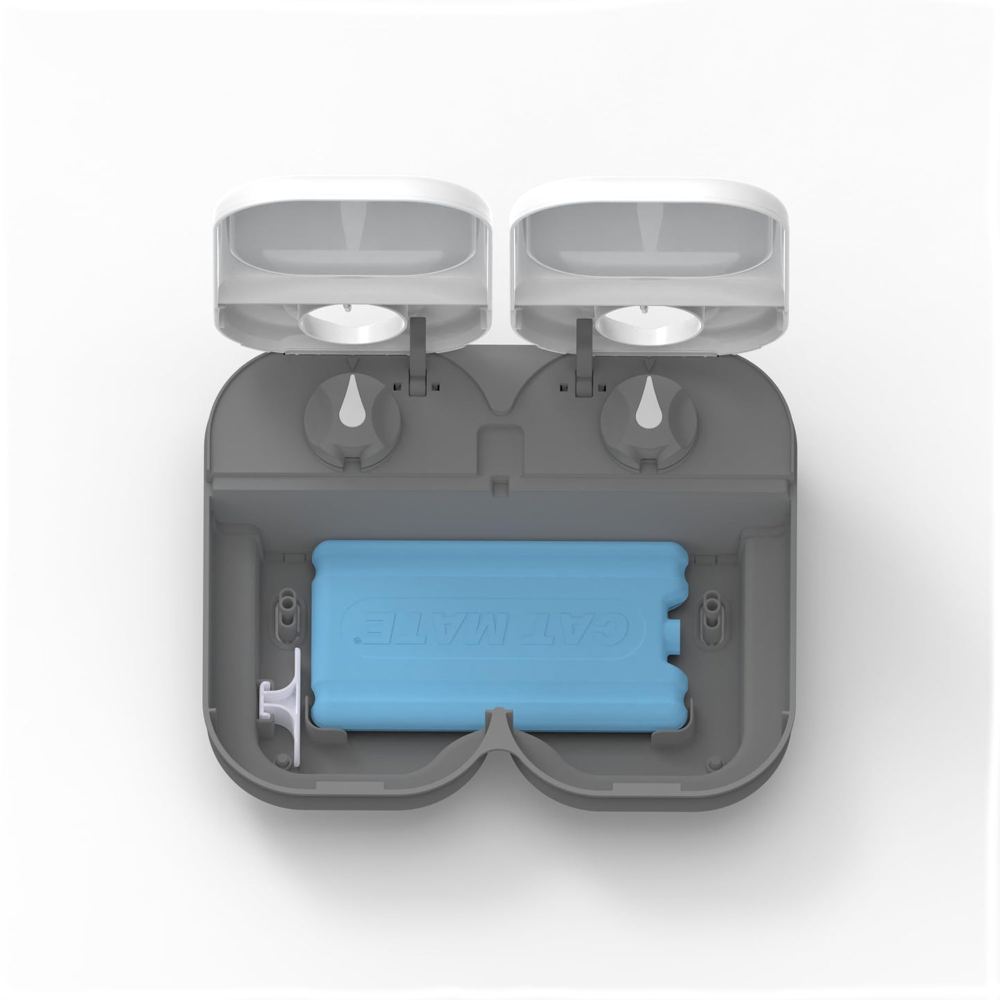 Cat Mate C200 2 Meal Automatic Pet Feeder for Cats and Small Dogs with Ice Pack