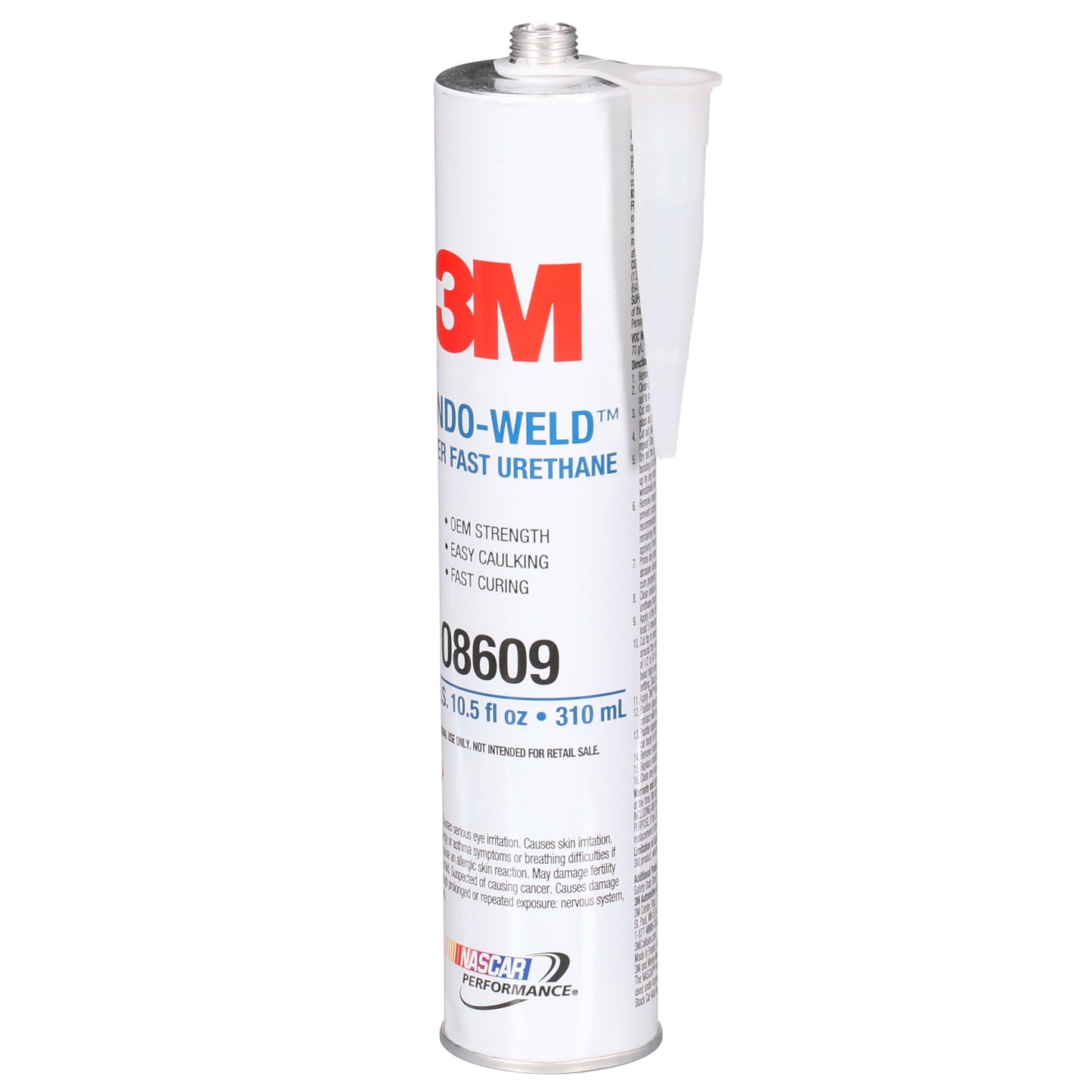 3M 08609 Window-Weld Super Fast Urethane Black Cartridge - 10.5 fl oz.