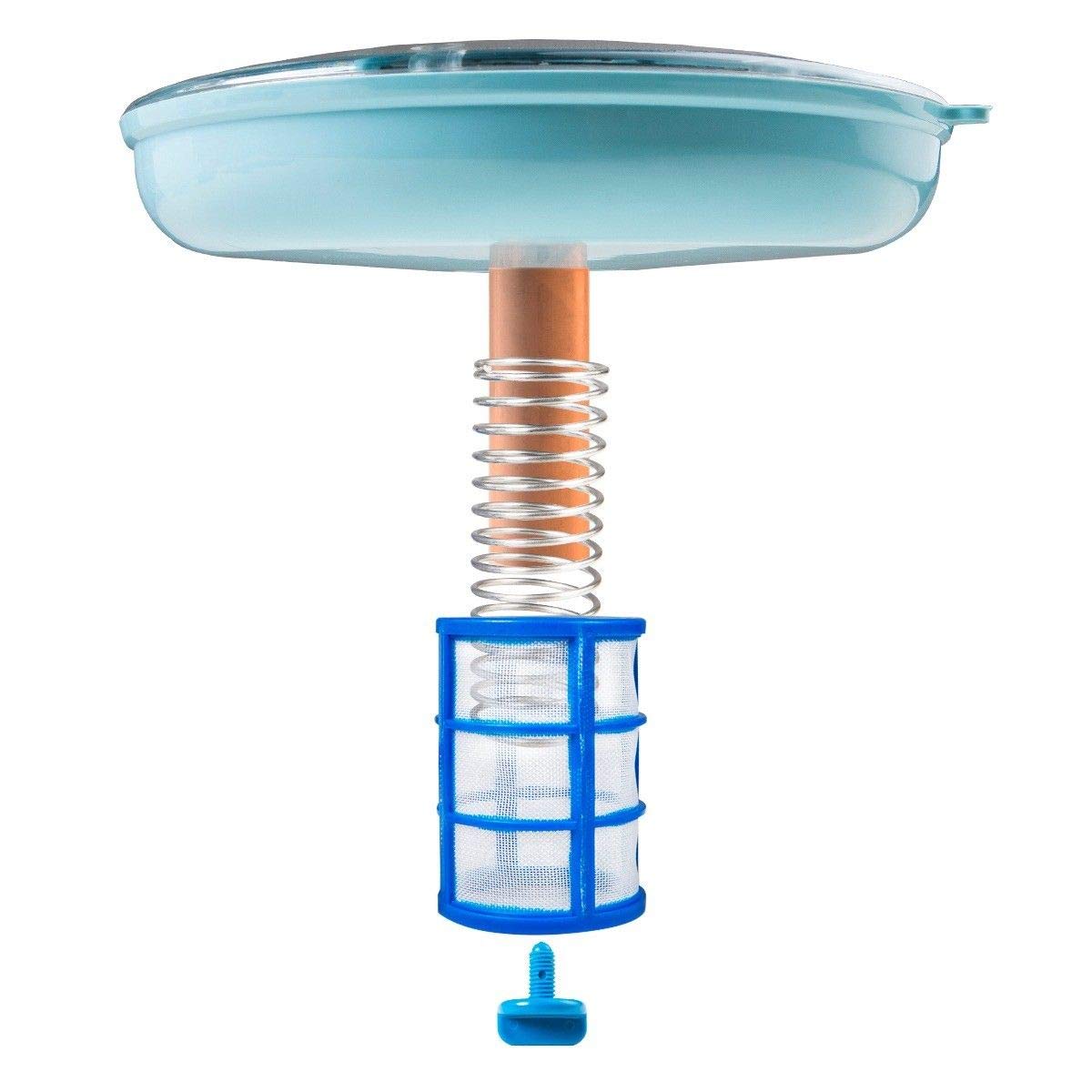 XtremepowerUS 90133 Reduces Chlorine Algae Purifier Pool Solar Ionizer Copper, Blue