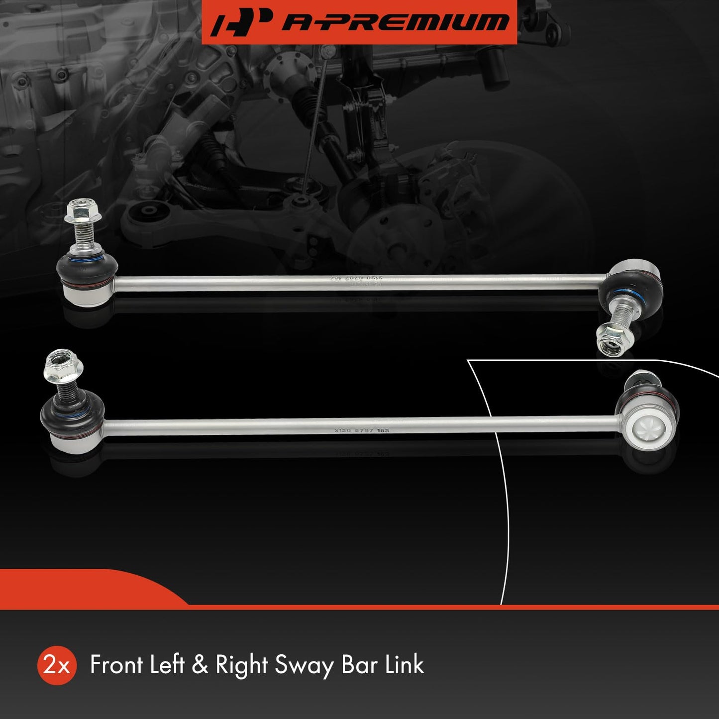 A-Premium 2 x Front Sway Bar Links Stabilizer Bar Links, Compatible with BMW X3 2011-2017, X4 2015-2018