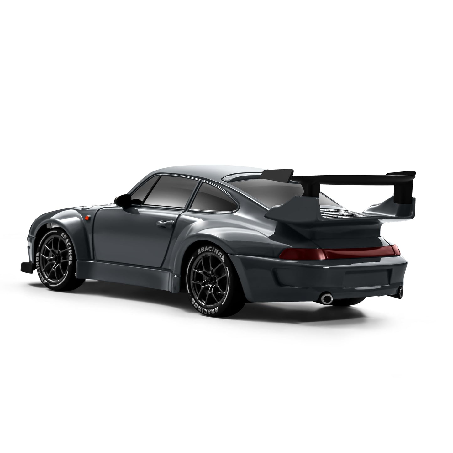 ACAMMZAR RC Drift Car with Gyro, 1:24 Full Proportional Remote Control Car, 25KM/H 4WD High Speed RC Cars with Lights, Extra Racing Tires, Vehicle for Adults Kids Boys Girls, Gray