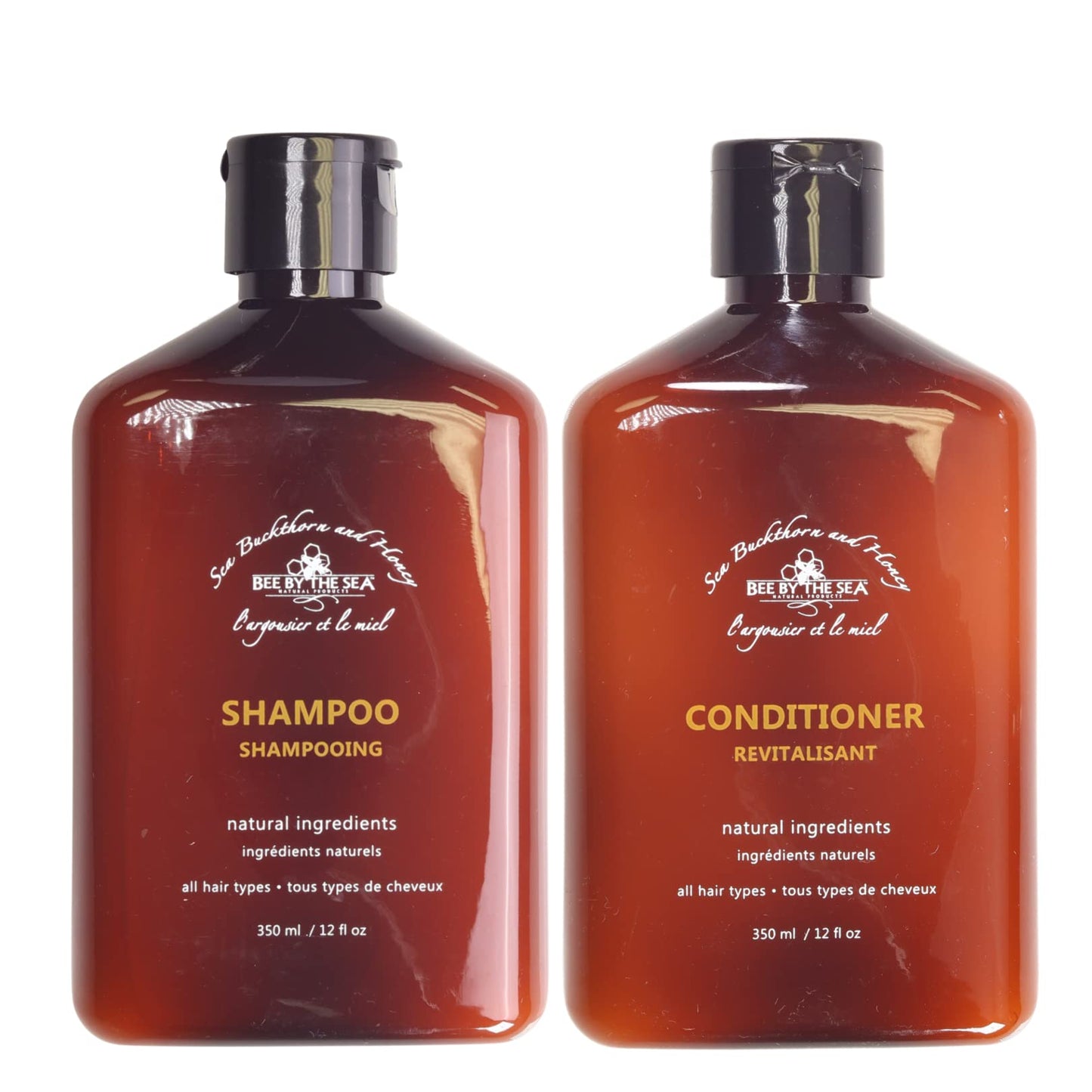 Bee By The Sea Color Safe Organic Sea Buckthorn and Honey Shampoo and Conditioner (Shampoo and Conditioner)